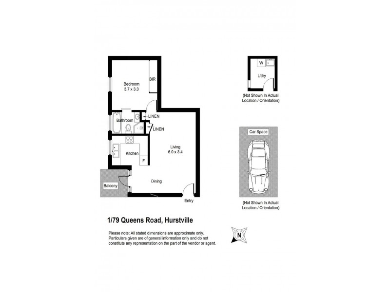1/79 Queens Road, Hurstville NSW 2220 Floorplan