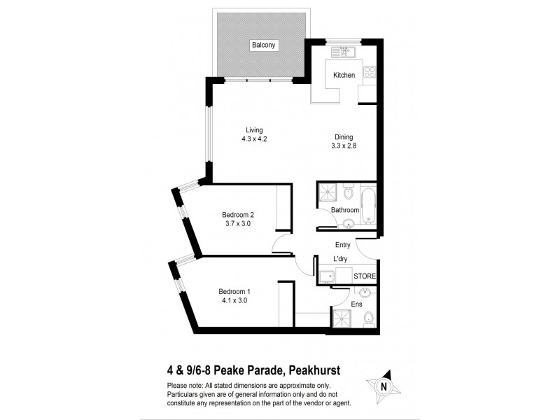 9/6-8 Peake Parade, Peakhurst NSW 2210 Floorplan