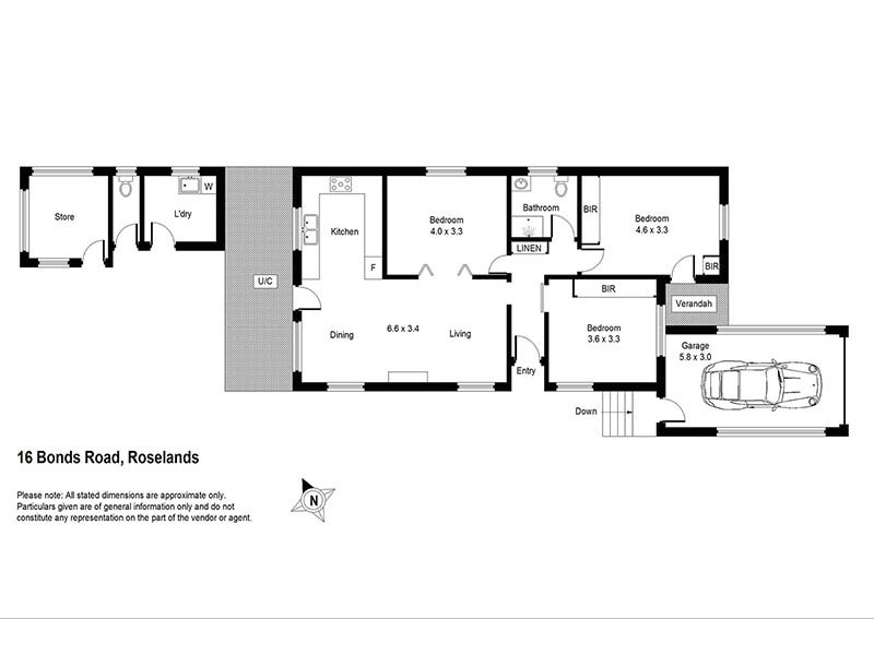 16 Bonds Road, Roselands NSW 2196 Floorplan