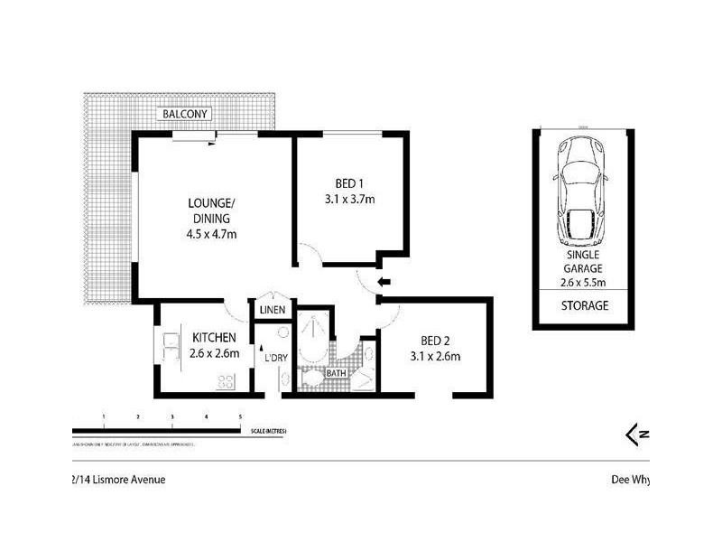 2/14 Lismore Avenue, Dee Why NSW 2099