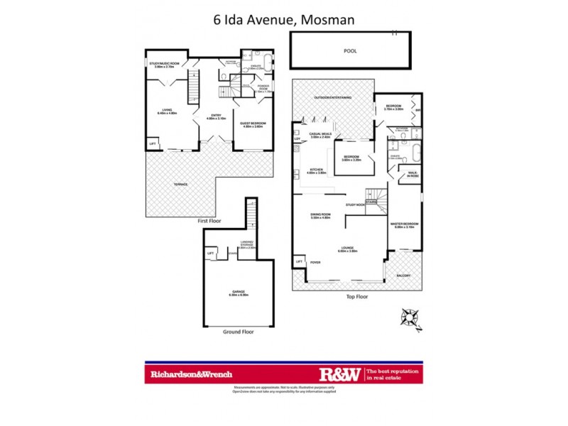 6 Ida Avenue, Mosman NSW 2088 Floorplan