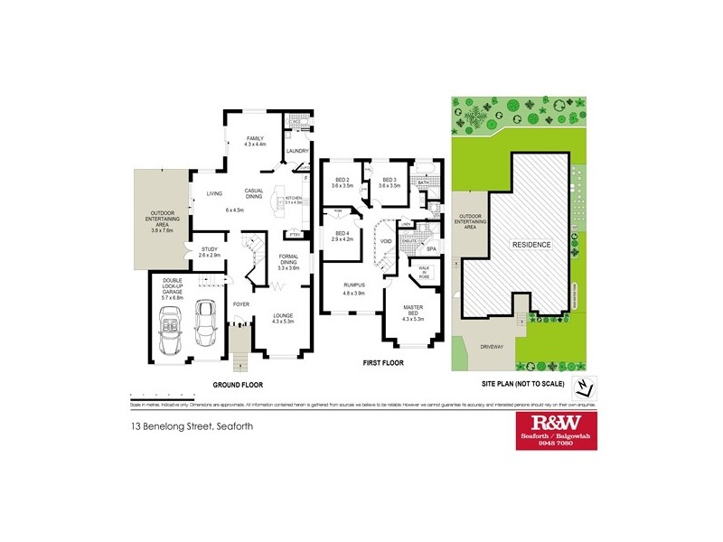 13 Benelong Street, Seaforth NSW 2092 Floorplan