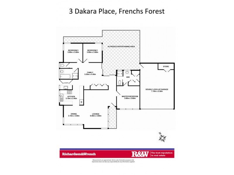 3 Dakara Place, Frenchs Forest NSW 2086 Floorplan