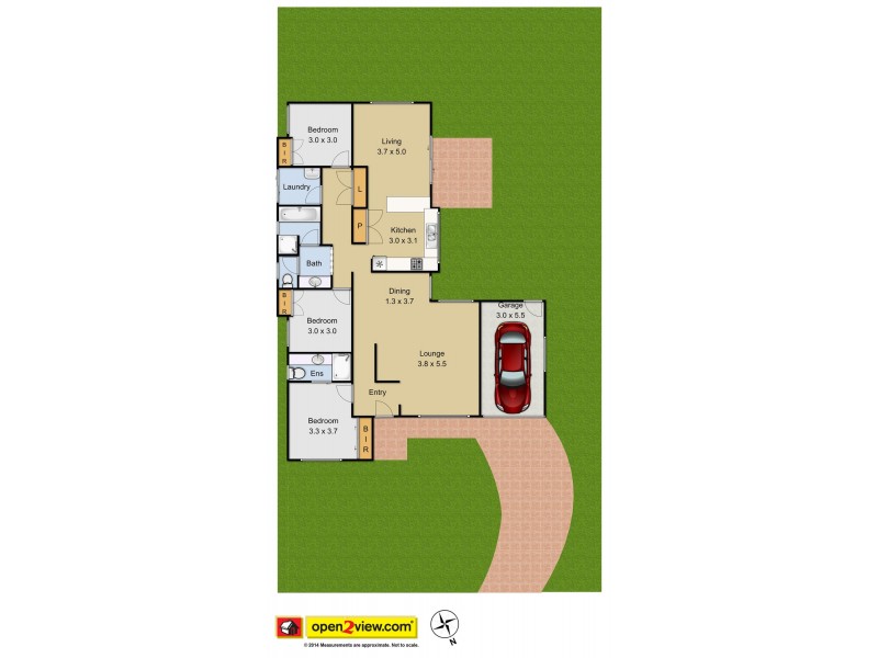 2 Natalie Place, Oakhurst NSW 2761 Floorplan