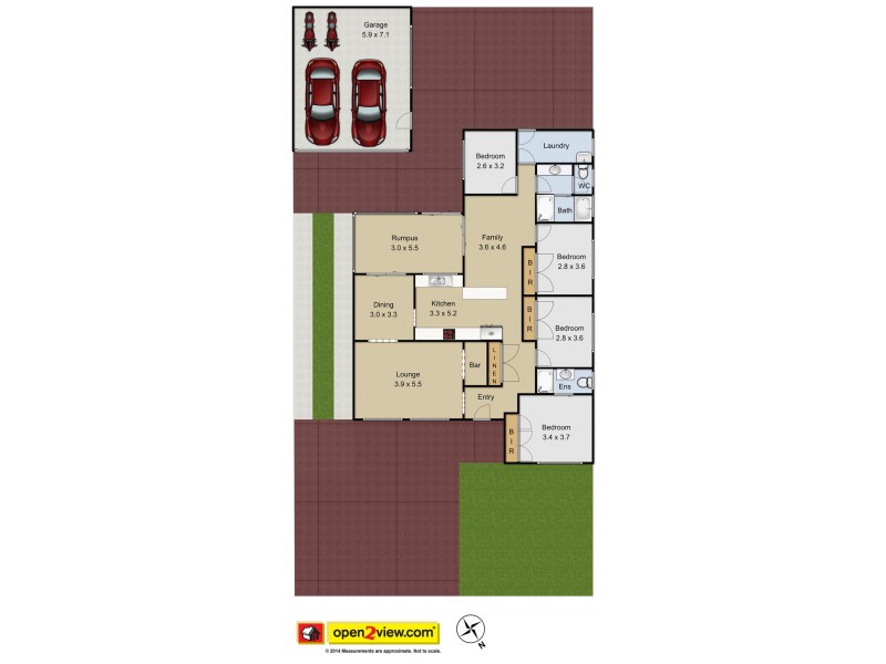 95 Grevillea Crescent, Greystanes NSW 2145 Floorplan