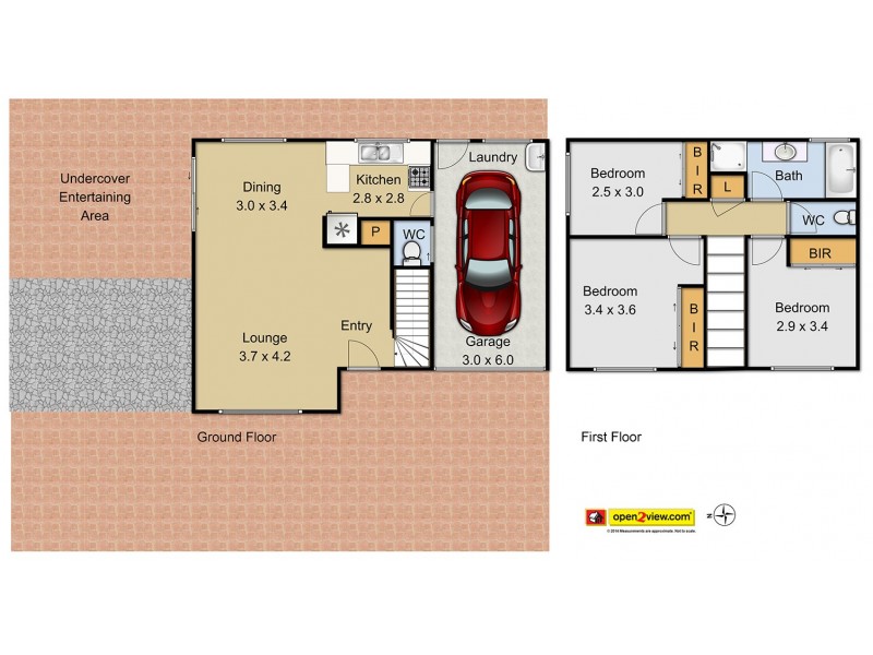 2/44-46 Luttrell Street, Glenmore Park NSW 2745 Floorplan