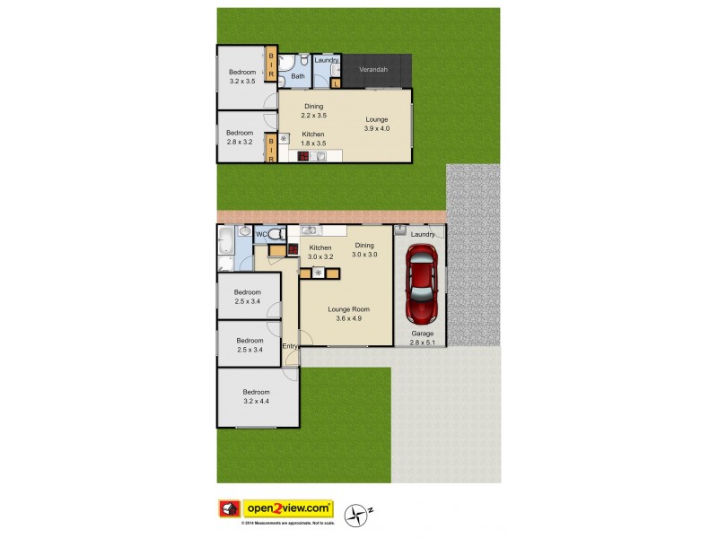 6 and 6A Acacia Street, Rooty Hill NSW 2766 Floorplan