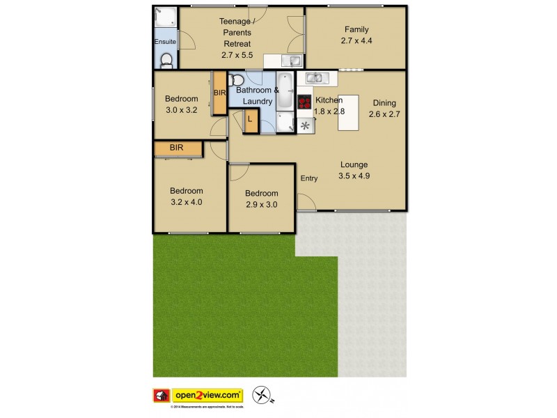 27 Melbourne Street, Oxley Park NSW 2760 Floorplan