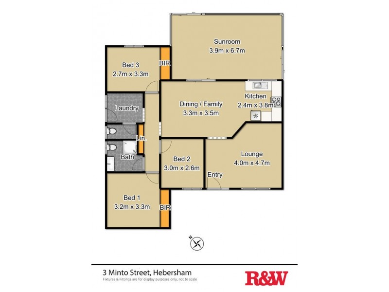 3 Minto Street, Hebersham NSW 2770 Floorplan