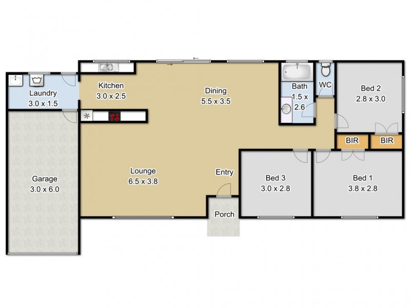 8 Chilton Avenue, Oakhurst NSW 2761 Floorplan