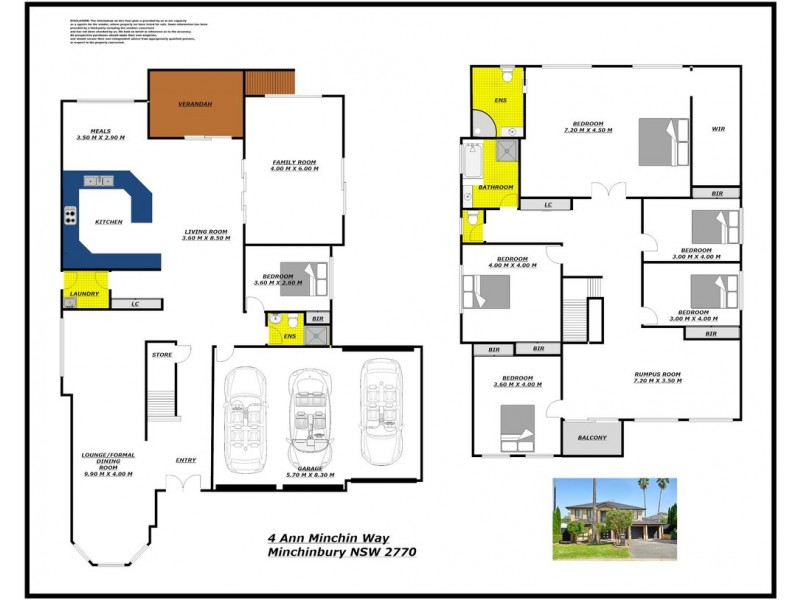 4 Ann Minchin Way, Minchinbury NSW 2770 Floorplan
