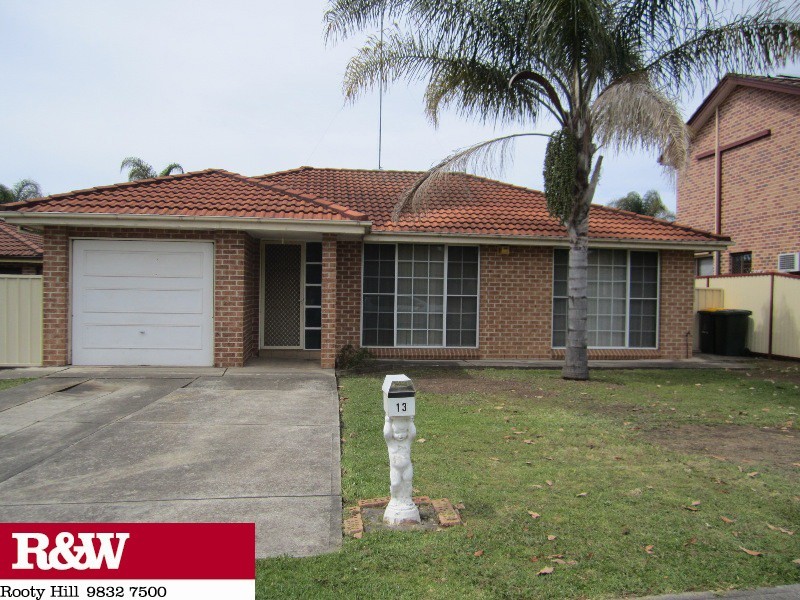 13 BUDAPEST STREET, Rooty Hill NSW 2766