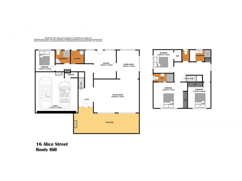 16 Alice Street, Rooty Hill NSW 2766 Floorplan