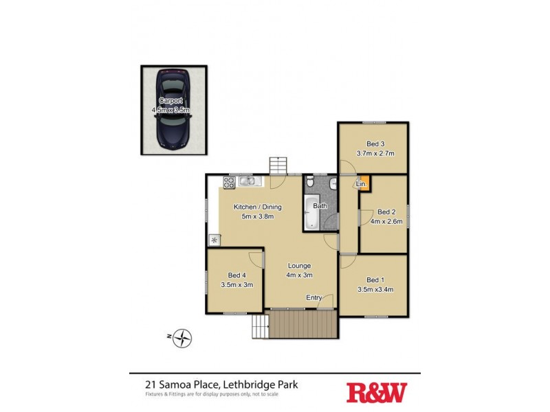 21 Samoa Place, Lethbridge Park NSW 2770 Floorplan