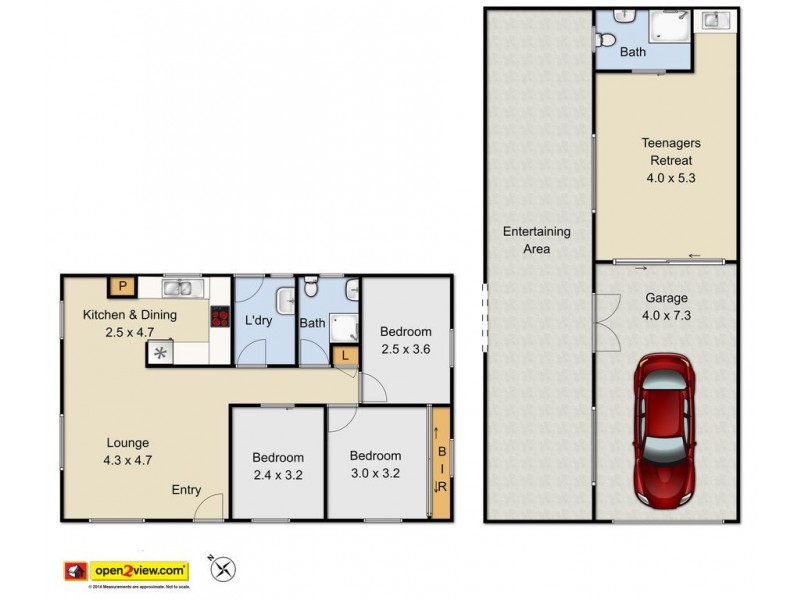 34 Harlow Avenue, Hebersham NSW 2770 Floorplan