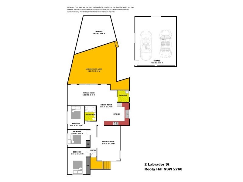 2 Labrador Street, Rooty Hill NSW 2766 Floorplan