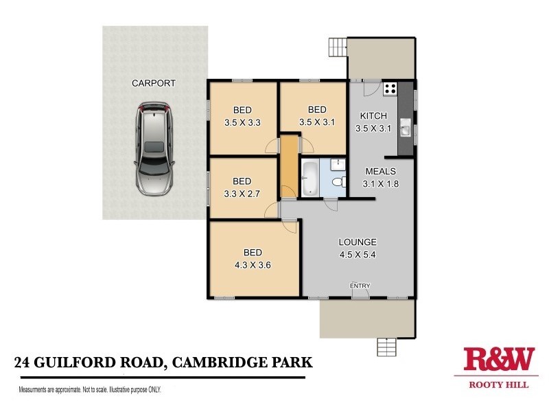 24 Guildford Road, Cambridge Park NSW 2747 Floorplan
