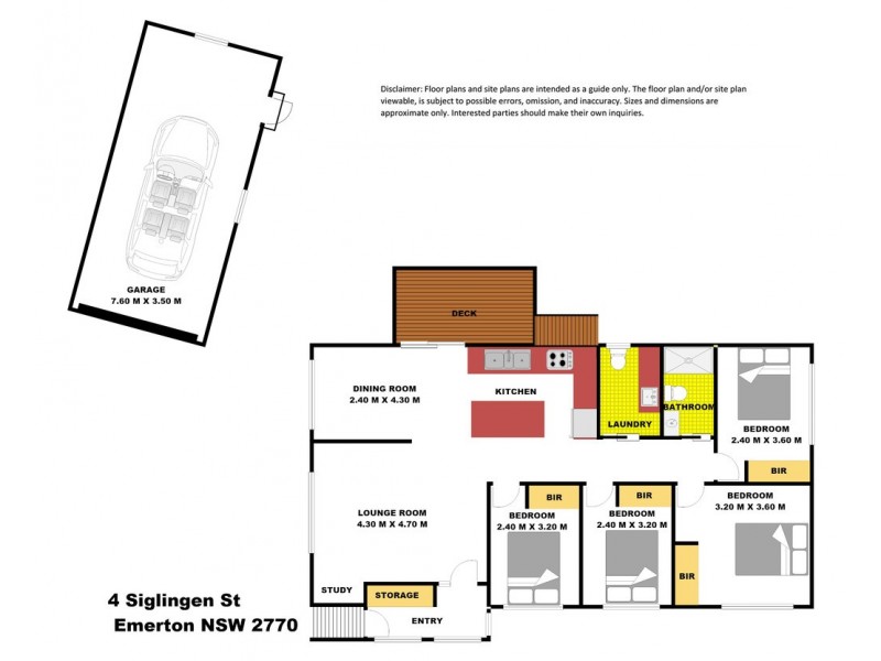 4 Siglingen Street, Emerton NSW 2770 Floorplan