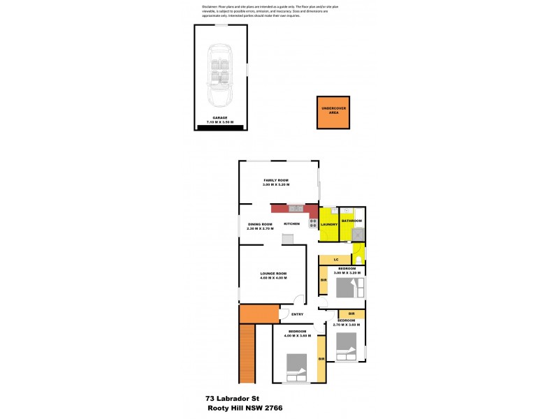 73 Labrador Street, Rooty Hill NSW 2766 Floorplan