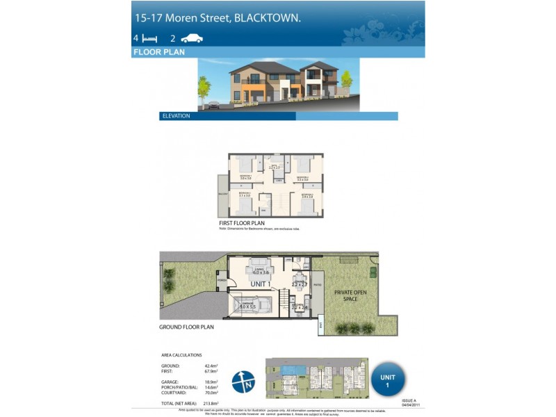 1/15 Moren Street, Blacktown NSW 2148 Floorplan