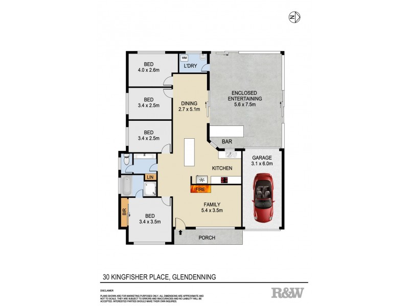 30 Kingfisher Place, Glendenning NSW 2761 Floorplan