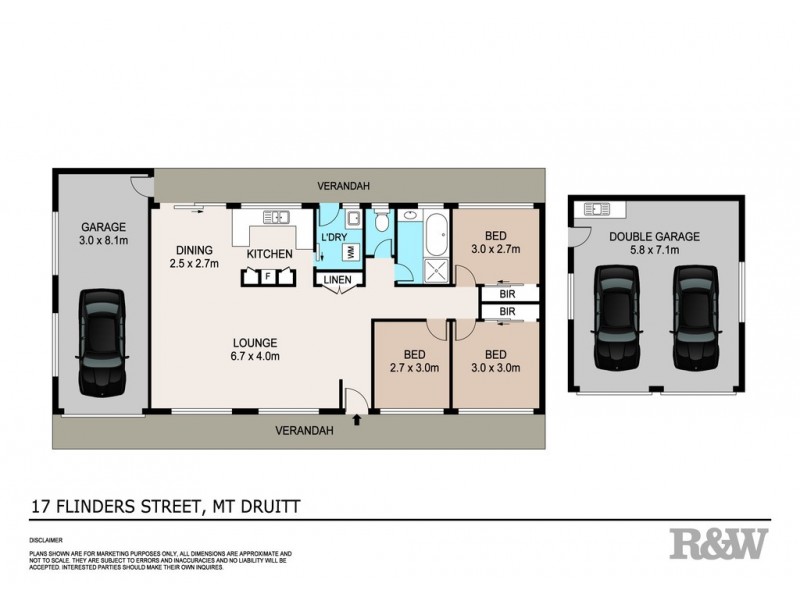 17 Flinders Street, Mount Druitt NSW 2770 Floorplan