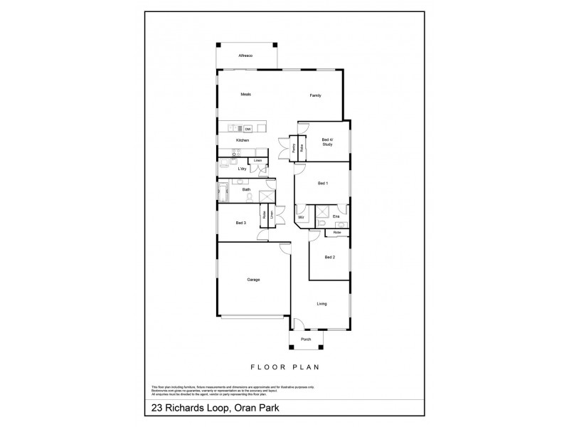 23 Richards Loop, Oran Park NSW 2570 Floorplan