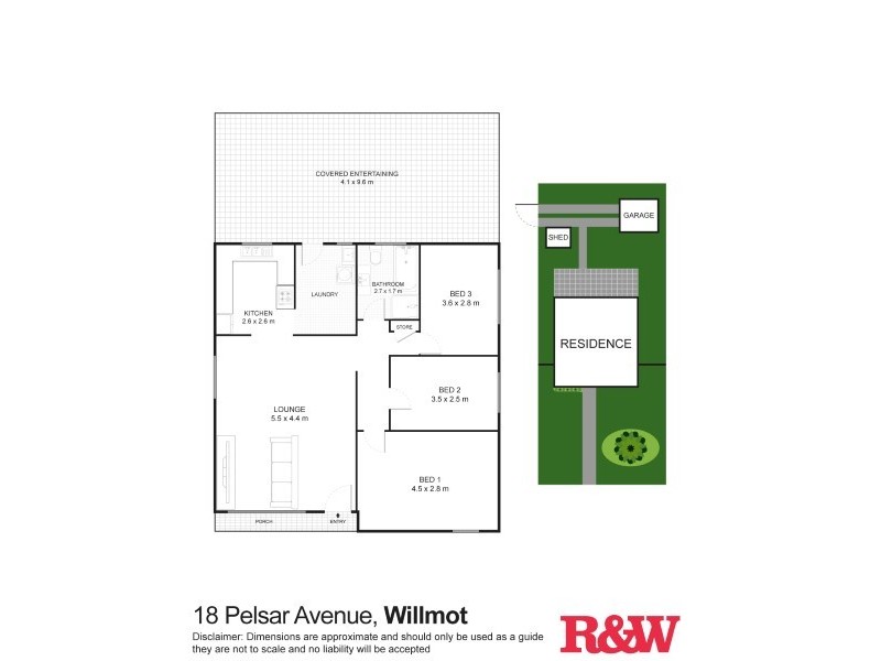 18 Pelsart Avenue, Willmot NSW 2770 Floorplan