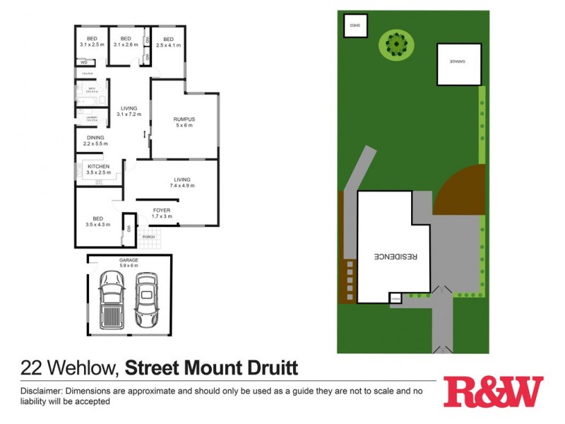 22 Wehlow Street, Mount Druitt NSW 2770 Floorplan