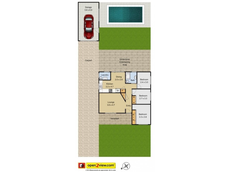 8 Dunsmore Street, Rooty Hill NSW 2766 Floorplan