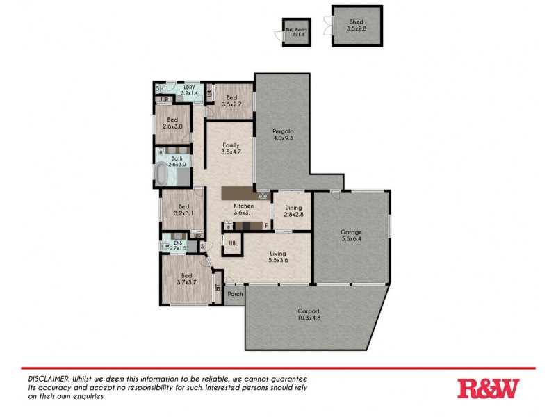3 Grimley Close, Penrith NSW 2750 Floorplan