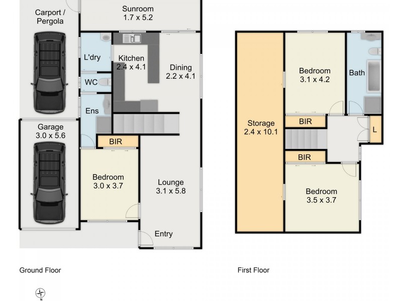 6/164-166 Canberra Street, St Marys NSW 2760 Floorplan