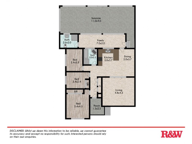 8 Wattle Place, Rooty Hill NSW 2766 Floorplan