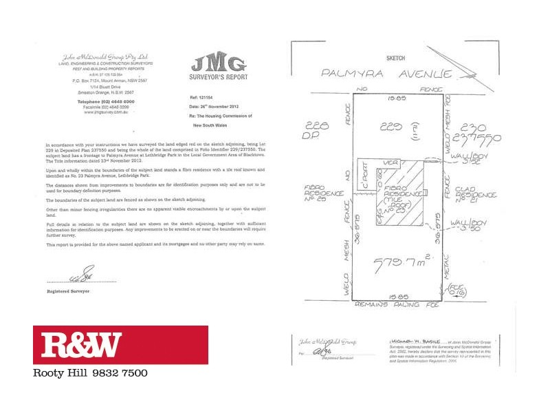 23 Palmyra Avenue, Lethbridge Park NSW 2770