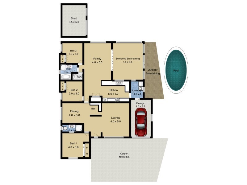 14 Grazier Place, Minchinbury NSW 2770 Floorplan