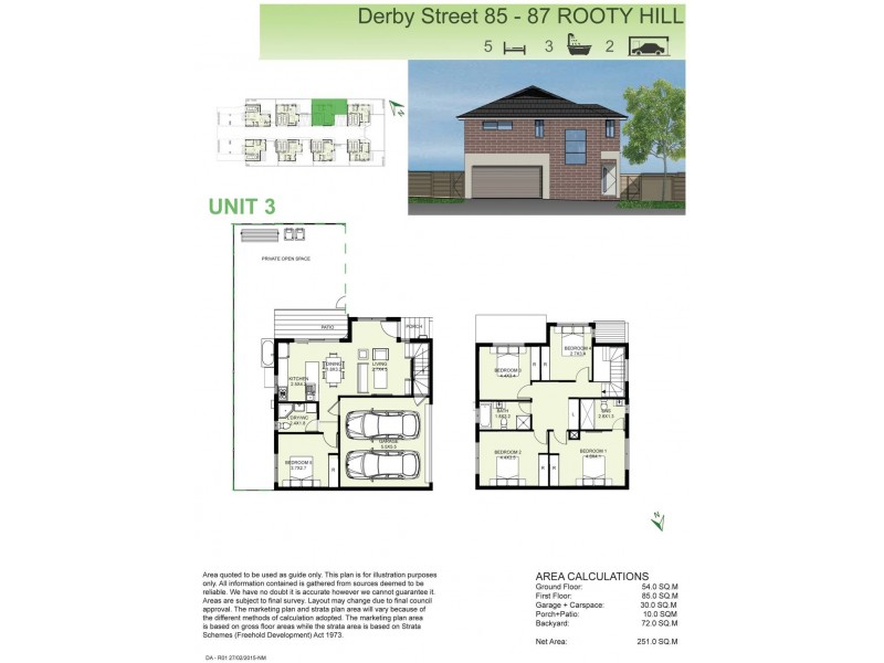 3/85 Derby Street, Rooty Hill NSW 2766 Floorplan