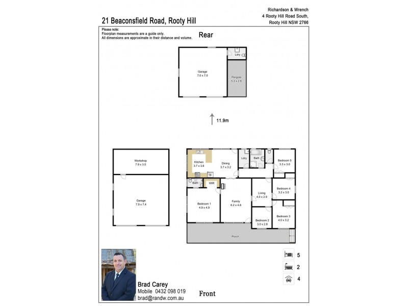 21 Beaconsfield Road, Rooty Hill NSW 2766 Floorplan