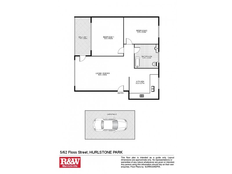5/62 Floss Street, Hurlstone Park NSW 2193 Floorplan