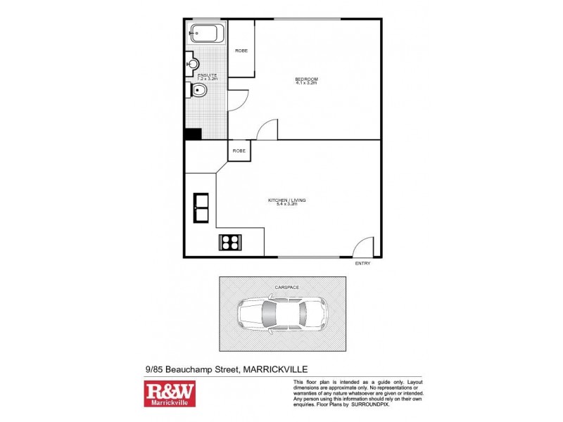 9/85 Beauchamp Street, Marrickville NSW 2204 Floorplan