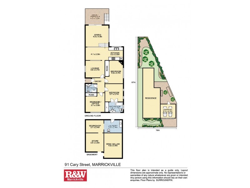 91 Cary Street, Marrickville NSW 2204 Floorplan