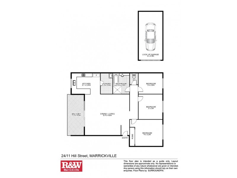 24/11 Hill Street, Marrickville NSW 2204 Floorplan