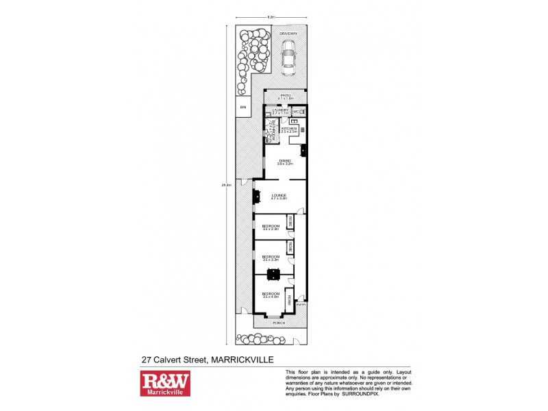 27 Calvert Street, Marrickville NSW 2204 Floorplan