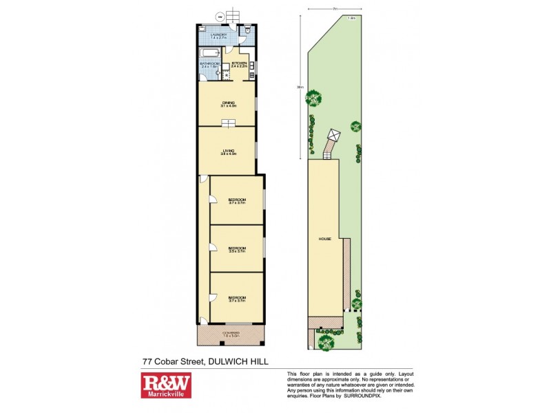 77 Cobar Street, Dulwich Hill NSW 2203 Floorplan