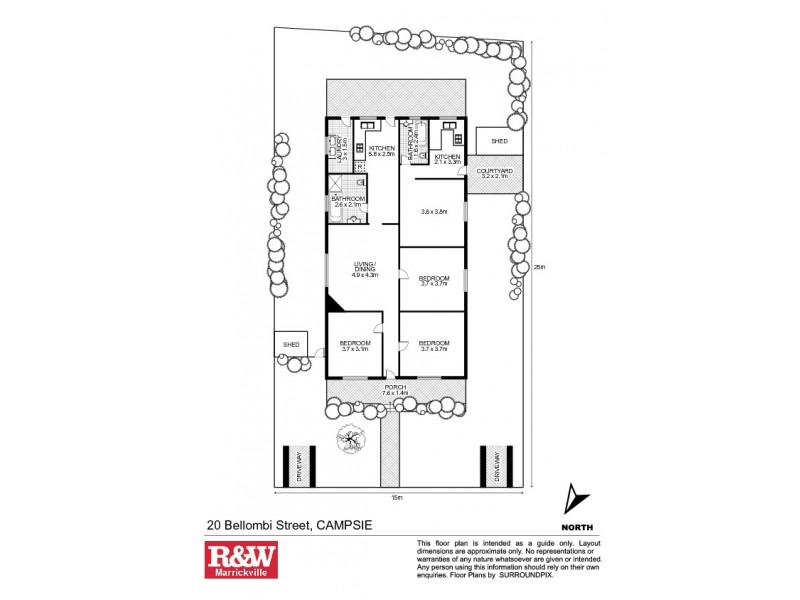 20 Bellombi Street, Campsie NSW 2194 Floorplan