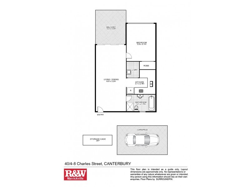 40/8 Charles Street, Canterbury NSW 2193 Floorplan