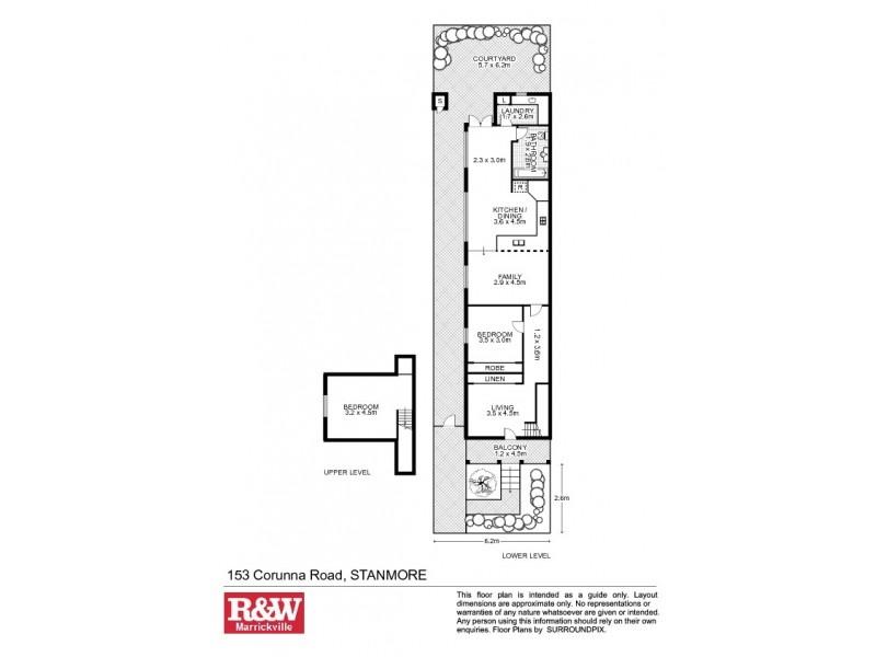 153 Corunna Road, Stanmore NSW 2048 Floorplan