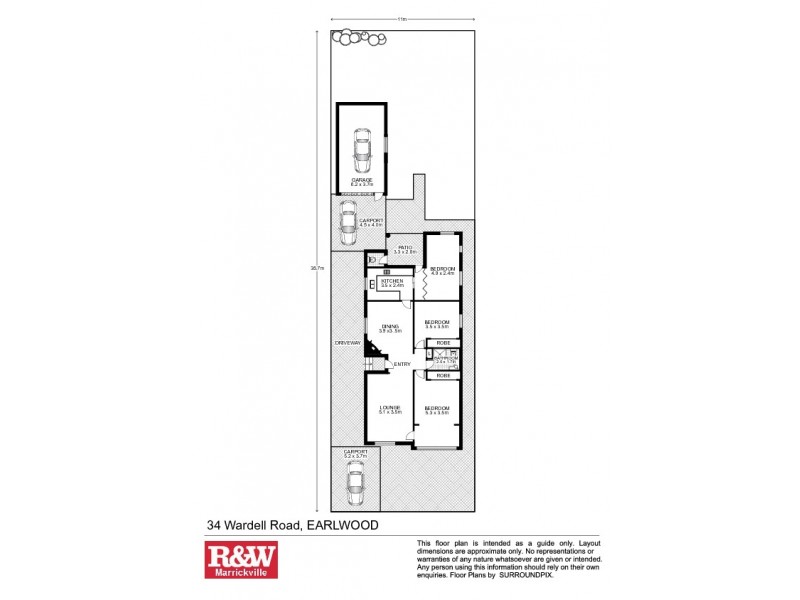 34 Wardell Road, Earlwood NSW 2206 Floorplan