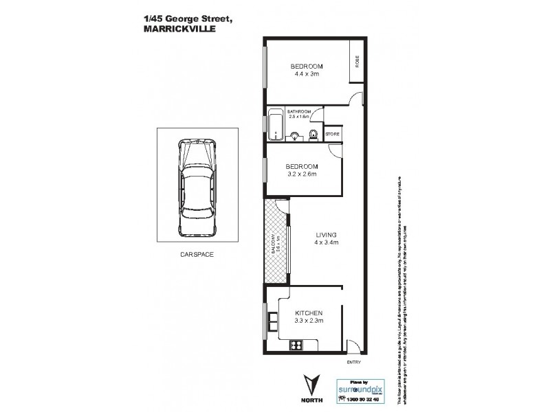 1/45  George Street, Marrickville NSW 2204