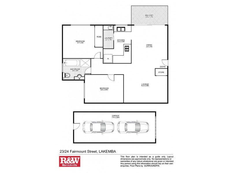 23/24 Fairmount Street, Lakemba NSW 2195 Floorplan