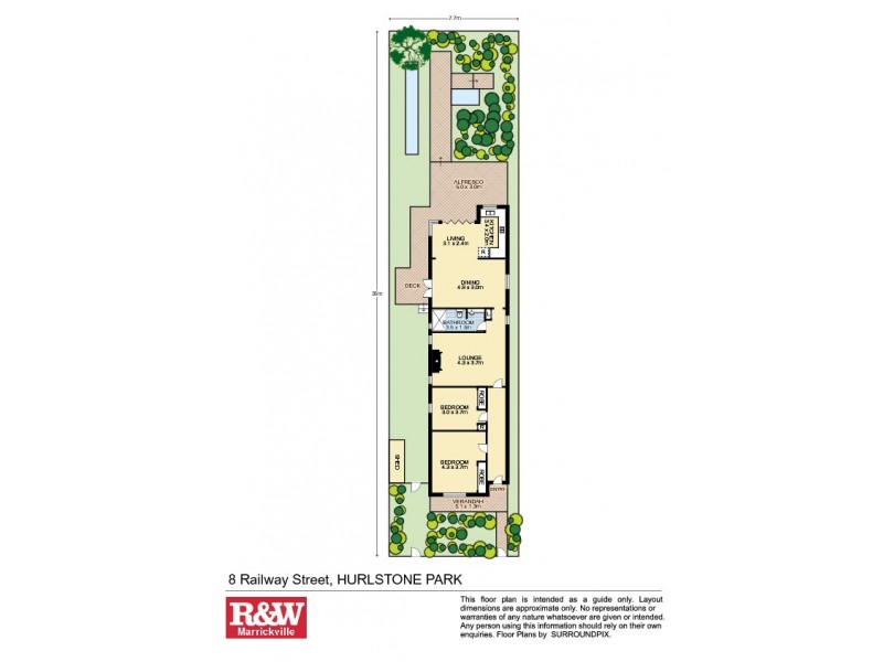 8 Railway Street, Hurlstone Park NSW 2193 Floorplan